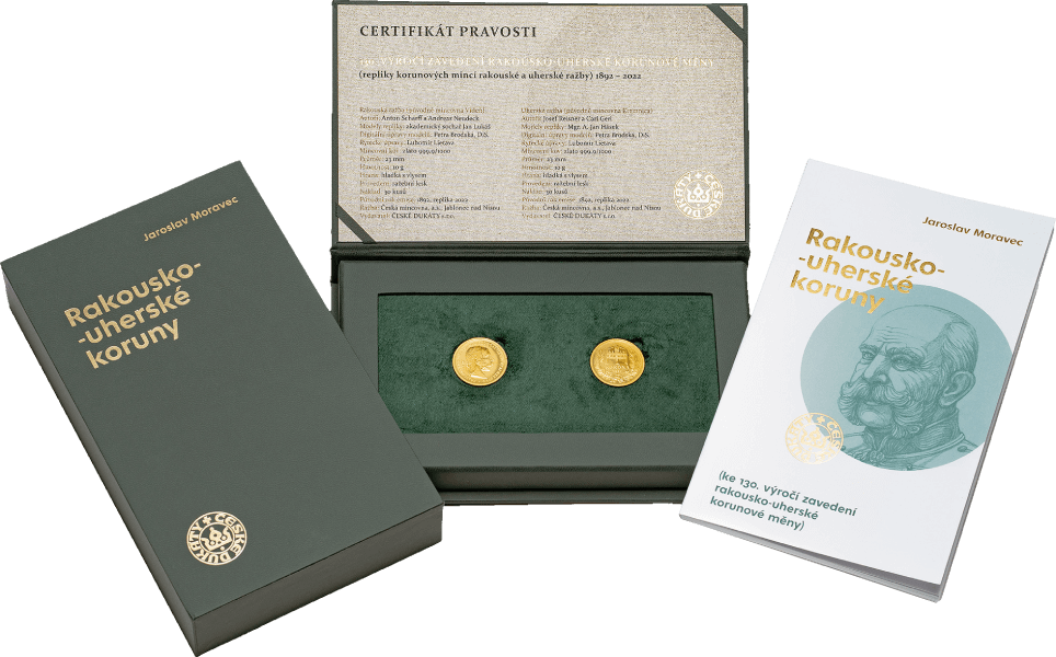 130 let koruny - sada medailí